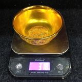  Bát Đồng Mạ Vàng Thúc Nổi Long Phụng Sum Vầy Cổ Ngoạn BKMECN-10202 