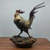 Tượng Đồng Kim Kê Gáy Sáng Đứng Trên Núi Tiền Tài Lộc BKMECN-10209