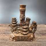  Tượng Đồng Bụi Tre Tài Lộc Chạm Chữ Phú Quý Tiết Tiết Cao BKMECN-10219 