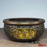  Lư Xông Trầm Bằng Đồng Chạm Nổi Tụ Bảo Bồn Tài Lộc BKMECN-10228 