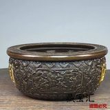  Lư Xông Trầm Bằng Đồng Chạm Nổi Tụ Bảo Bồn Tài Lộc BKMECN-10228 