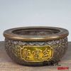 Lư Xông Trầm Bằng Đồng Chạm Nổi Tụ Bảo Bồn Tài Lộc BKMECN-10228