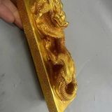  Ấn rồng bằng đồng phong thủy dát vàng hoàng kim BKMECN-10235 
