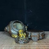  Mặt Dây Chuyền Đá Cẩm Thạch Chạm Khắc Sơn Thủy Hữu Tình BKMECN-10236 