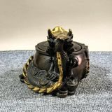  Gạt Tàn Rồng Ôm Hũ Tiền Bằng Đồng Phong Thủy BKMECN-10242 