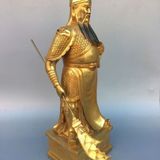  Tượng Quan Công Bằng Đồng Vàng Phong Thủy BKMECN-10244 