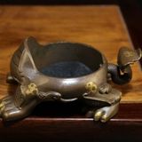  Lư Xông Trầm Bằng Đồng Dáng Long Quy Giả Cổ Tinh Xảo BKMECN-10251 