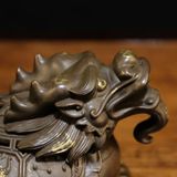  Lư Xông Trầm Bằng Đồng Dáng Long Quy Giả Cổ Tinh Xảo BKMECN-10251 