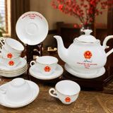  Bộ Ấm Chén Gốm Sứ Bát Tràng Tổng Bí thư, Chủ tịch nước Tô Lâm BKCECN-10551 