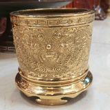  Bộ Đồ Thờ Bằng Đồng Mạ Vàng Trang Trí Bàn Thờ Phật Gia Tiên BKMECN-10275 