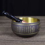  Chuông Xoay Thiền Phật Giáo Mạ Đồng Khắc Bát Nhã Tâm Kinh BKMECN-10278 