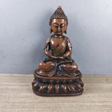  Tượng Phật Thích Ca Mâu Ni Bằng Đồng Đỏ Giả Cổ BKMECN-10302 