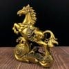 Tượng Ngựa Phong Thủy Bằng Đồng Thau BKMECN-10311