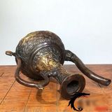  Bình Rượu Dáng Cổ Bằng Đồng Hun Giả Cổ BKMECN-10414 