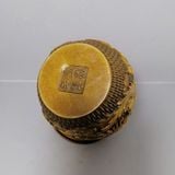  Hũ Đồng Giả Cổ Họa Tiết Đan Mây Chạm Nổi Long Phượng BKMECN-10425 