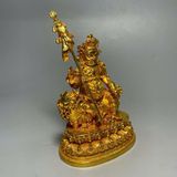  Tượng Phật Hoàng Tài Bảo Thiên Vương Bằng Đồng Mạ Vàng BKMECN-10433 