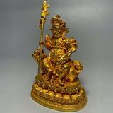 Tượng Phật Hoàng Tài Bảo Thiên Vương Bằng Đồng Mạ Vàng BKMECN-10433 