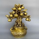  Tượng Cây Hồng “Sự Sự Như Ý” Bằng Đồng Thau BKMECN-10438 