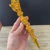 Pháp Khí Mật Tông Phổ Ba Kim Cang Chùy (Phurba) Đồng Dát Vàng BKMECN-10440