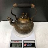  Ấm Trà Đồng Hun Cổ Quai Cầm Bọc Gỗ BKMECN-10444 