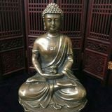  Tượng Phật Thích Ca Mâu Ni Bằng Đồng Nguyên Khối BKMECN-10445 