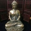 Tượng Phật Thích Ca Mâu Ni Bằng Đồng Nguyên Khối BKMECN-10445