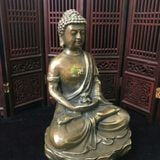  Tượng Phật Thích Ca Mâu Ni Bằng Đồng Nguyên Khối BKMECN-10445 