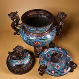  Lư Đồng Xông Trầm Đồng Chế Tác Độc Đáo BKMECN-9378 