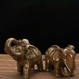  Cặp voi bằng đồng BKMECN-9433 