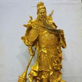  Tượng Quan Công Bằng Đồng Mạ Vàng BKMECN-9464 