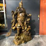  Tượng Quan Công Bằng Đồng Giả Cổ BKMECN-9465 