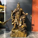  Tượng Quan Công Bằng Đồng Giả Cổ BKMECN-9465 