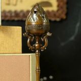  Đỉnh Xông Trầm Đồng Màu Nâu Cổ BKMECN-9480 