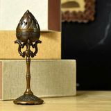  Đỉnh Xông Trầm Đồng Màu Nâu Cổ BKMECN-9480 