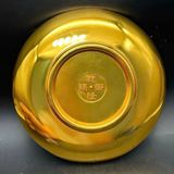  Đĩa đồng Trang Trí Rồng Phượng Mạ VàngBKMECN-9492 