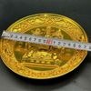  Đĩa Đồng Mạ Vàng Ngũ Phúc Lâm Môn BKMECN-9493 