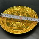  Đĩa Đồng Mạ Vàng Ngũ Phúc Lâm Môn BKMECN-9493 