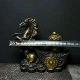  Ngựa Kéo Hồ Lô Tài Lộc Bằng Đồng BKMECN-9496 