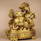  Tượng Rồng Phú Quý Hưng Long Bằng Đồng BKMECN-9499 