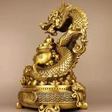  Tượng Rồng Phú Quý Hưng Long Bằng Đồng BKMECN-9499 