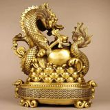  Tượng Rồng Phú Quý Hưng Long Bằng Đồng BKMECN-9499 