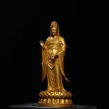  Tượng Đồng Quán Thế Âm Bồ Tát Đứng BKMECN-9527 