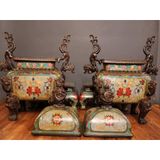  Đỉnh Đồng Pháp Lam Cổ Sưu Tầm BKMECN-9531 