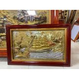  Tranh Đồng Phong Thủy Phúc Lộc Thọ Phú Quý  BKMECN-9548 