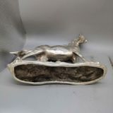  Tượng Đồng Ngựa Mạ Bạc BKMECN-9562 