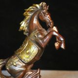  Tượng Đồng Ngựa Mạ Bạc  BKMECN-9563 