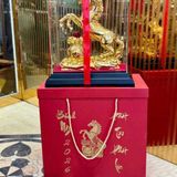  Tượng Ngựa Túi Tiền Mạ Vàng Phong Thủy BKMECN-9569 