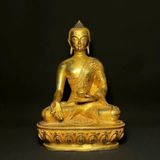  Tượng Phật A Di Đà Sưu Tầm bằng đồng BKMECN-9606 