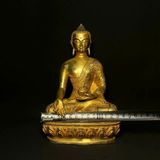  Tượng Phật A Di Đà Sưu Tầm bằng đồng BKMECN-9606 