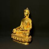  Tượng Phật A Di Đà Sưu Tầm bằng đồng BKMECN-9606 